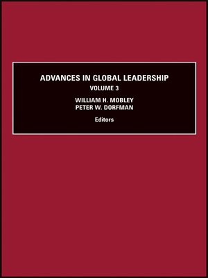 cover image of Advances in Global Leadership, Volume 3